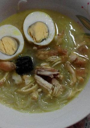 Foto resep Soto ayam bumbu kuning