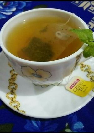 A picture of Tapal Lemon Green tea🍋☕.