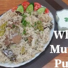 A picture of White Mutton Pulao Eid Special.