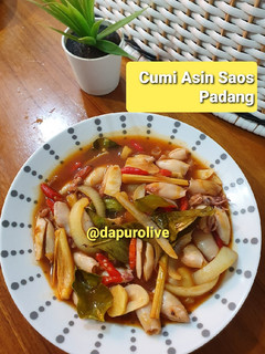 Foto resep Cumi Asin Saos Padang