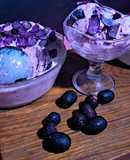 # jamun (plum) srikhand ice-cream