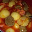 Cilok beulah kuah merah