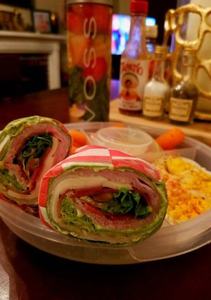 A picture of Turkey wrap.
