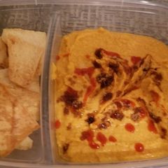 Spicy and sweet hummus A picture of Spicy and sweet hummus.