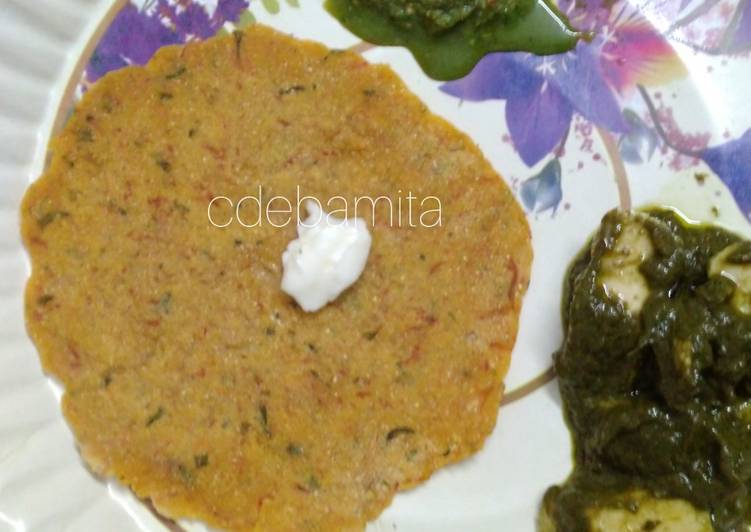 Step-by-Step Guide to Make Homemade Makki Roti with carrot