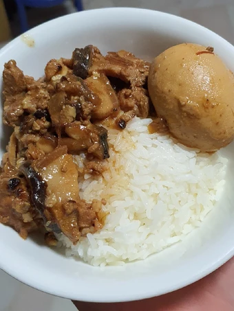 Easy Steps to Make Braised Pork Rice - 卤肉饭 the  Makes Drooling You can take Joss in your mouth
