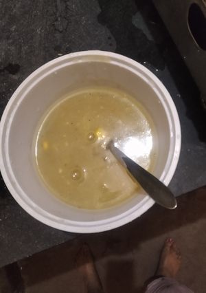 স্যুইট কর্ণ স্যুপ(Sweet corn soup recipe in Bengali) রেসিপির প্রধান ছবি