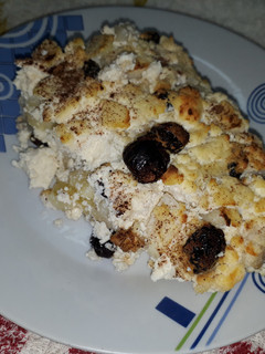 Una foto de Torta dietética de manzanas y ricota
