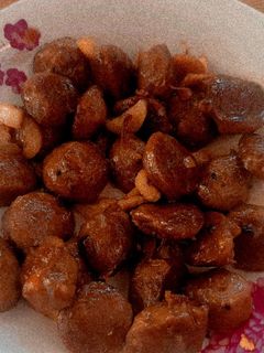 Hình của món Bò viên nước mắm tỏi.