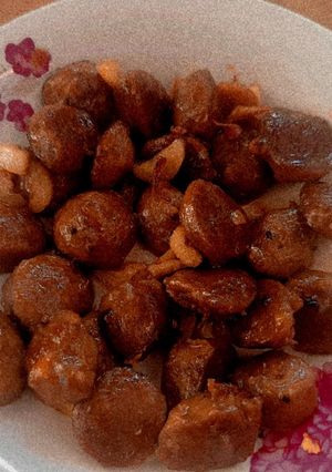Hình của món Bò viên nước mắm tỏi.