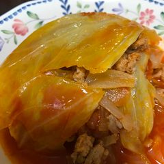 A picture of Easy stuffed roll cabbage.