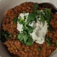 Instant pot Green Lentil Curry