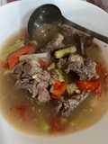 Sup Liongkut/tulang babi asparagus