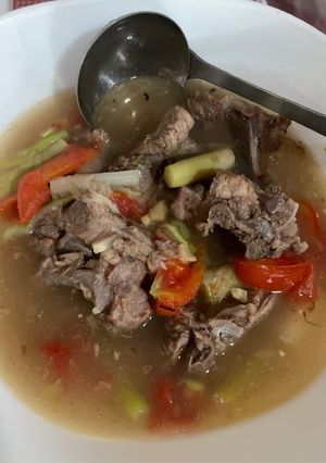 Foto resep Sup Liongkut/tulang babi asparagus