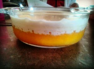 Una foto de Postre frío de piña