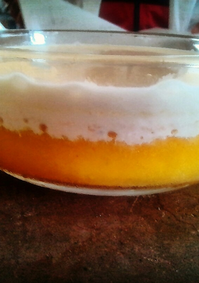 Una foto de Postre frío de piña