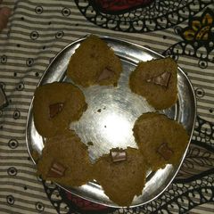 A picture of #whole wheat jaggery muffins.