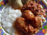 Bubur beras simple masak slow cooker