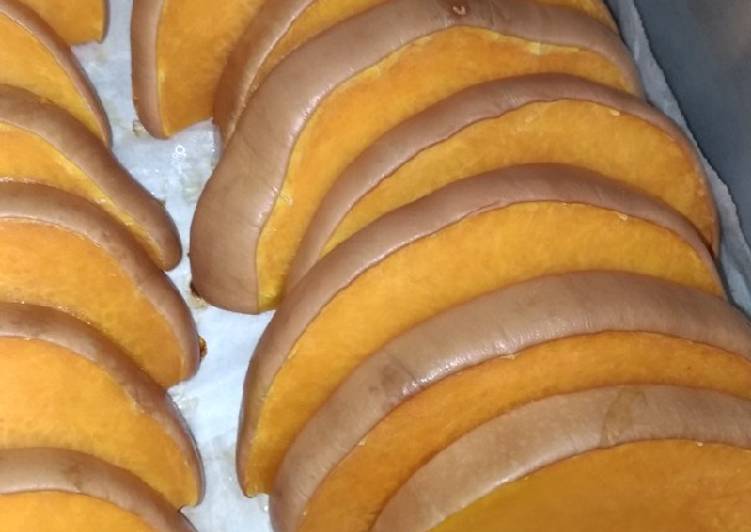 Cara Gampang Menyiapkan Labu Panggang (bisa buat puree) yang Enak Banget