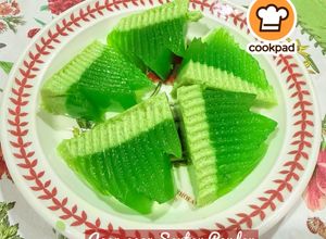 Gambar 👩‍🍳Agar-Agar Santan Pandan