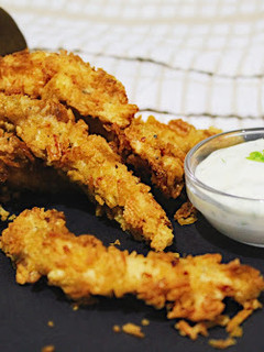 Una foto de Fingers de pollo