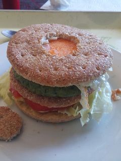 Una foto de Hamburguesa ligera