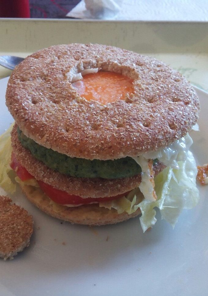 Una foto de Hamburguesa ligera