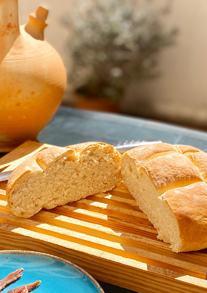 Una foto de Pan de hogaza casero