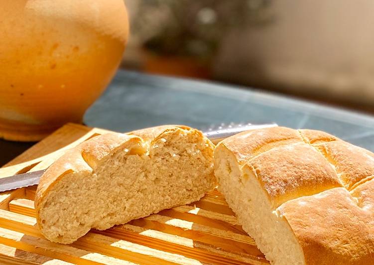 Pan de hogaza casero