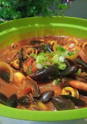 Foto resep Seafood Saos Padang