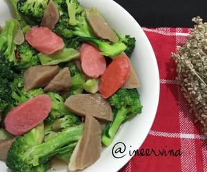 Cara Cepat Cah brokoli bakso sosis Enak Sempurna Cara Cepat Cah brokoli bakso sosis Enak Sempurna
