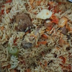 A picture of Chicken Biryani.