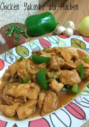 Foto resep Chicken Yakiniku ala Hokben👌