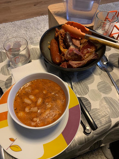 Una foto de Fabada asturiana en Crockpot