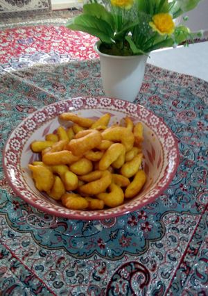 عکسی از دستور پفک سیب زمینی
