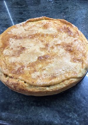 Una foto de Pastel de pollo con manzana