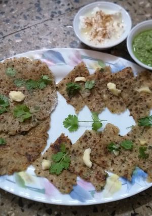 સાબુદાણા બટેટા ના પરોઢા (Sabudana Bateta Parotha Recipe In Gujarati) રેસીપી મુખ્ય ફોટો