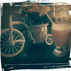 A picture of Pineapple milk colada.