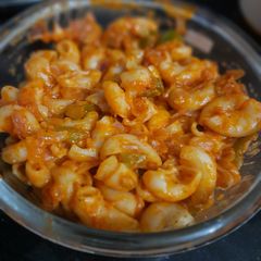Red sauce macroni A picture of Red sauce macroni.