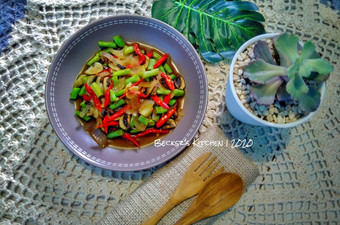 Cara Buat 196. Tumis Buncis Jamur Kancing Istimewa