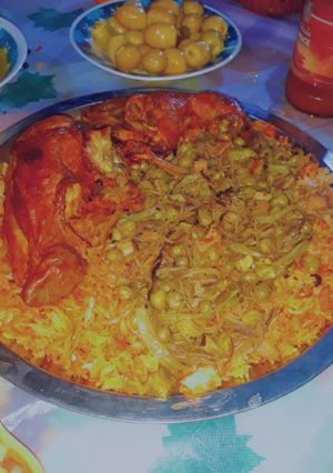 صورة لوصفة مندي دجاج على طريقتي 😋
