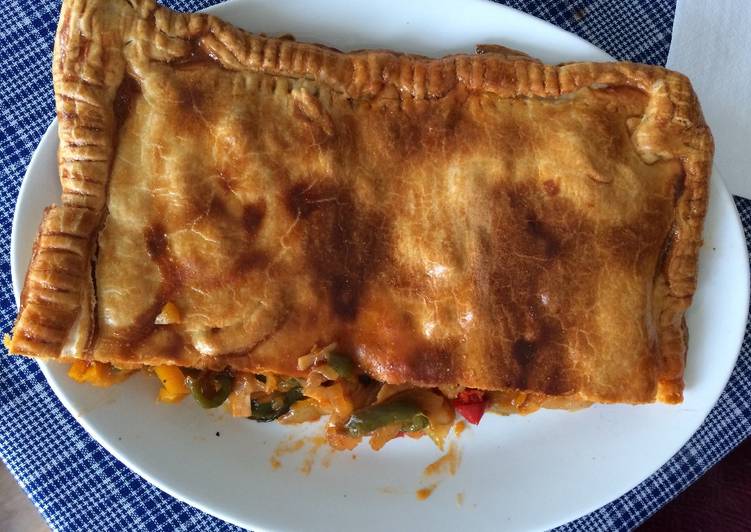Empanada de verduras y pollo