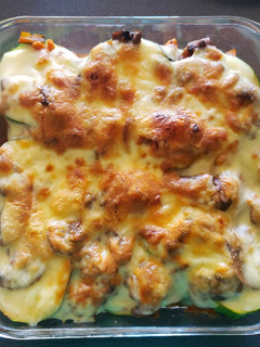 Una foto de Lasaña de zapallo italiano vegetariana