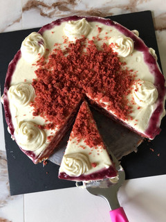 Una foto de Red Velvet Cake