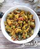 Brussel Sprouts and Flat Beans Stir Fry
