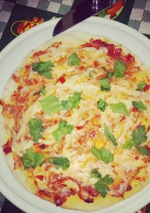 Una foto de Pizza a la parrilla
