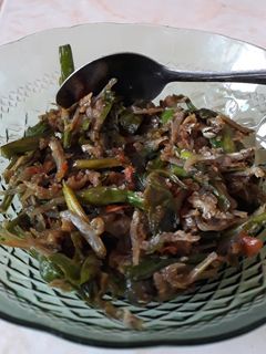 Foto resep Tumis genjer mix teri