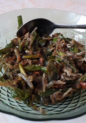 Foto resep Tumis genjer mix teri