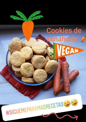 Una foto de Cookies de zanahoria 🥕 (Vegan)