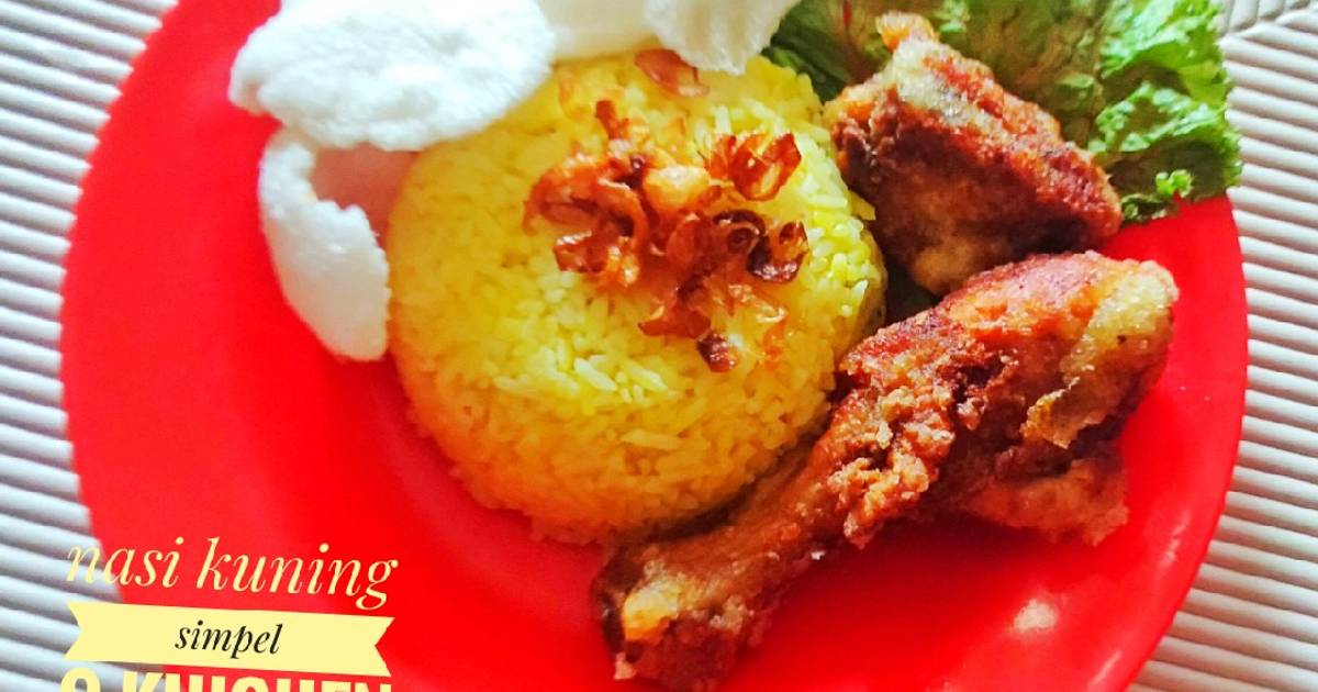 Resep Nasi Kuning Simpel Rice Cooker Oleh Hanita Rizki Cookpad